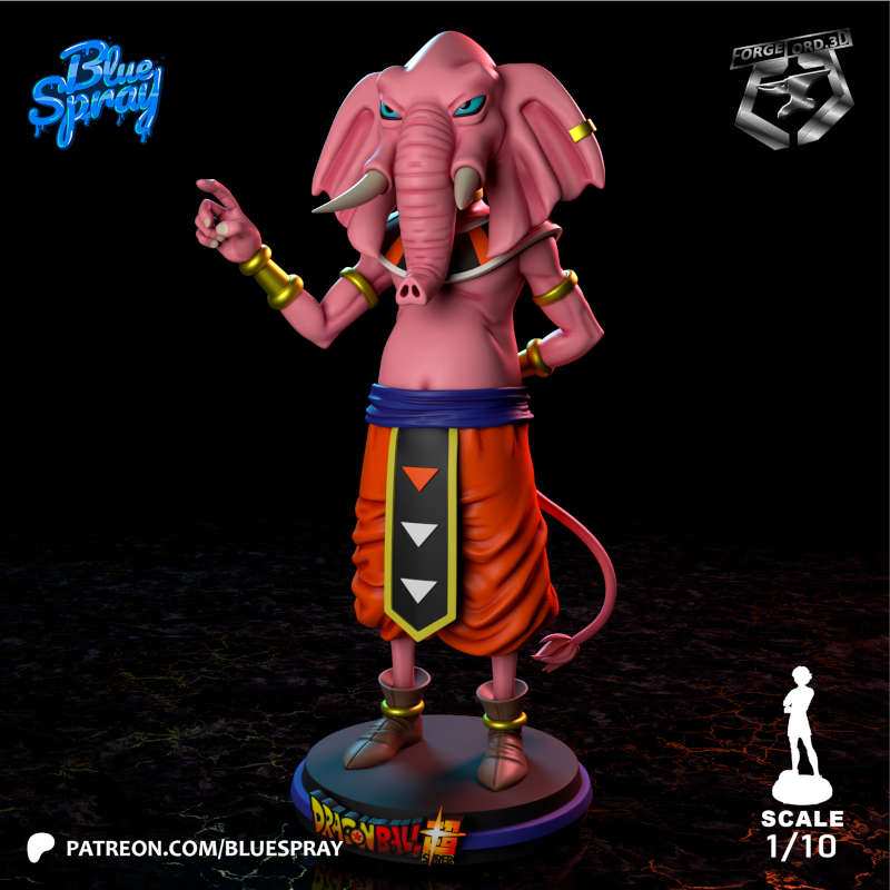 Rumoosh-Blue -Spray--figurines-fantasy-tabletop-RPG-3D-miniatures