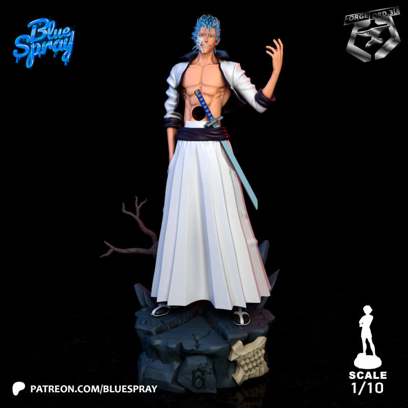 grimmjow-Blue-Spray--figurines-fantasy-tabletop-RPG-3D-miniatures