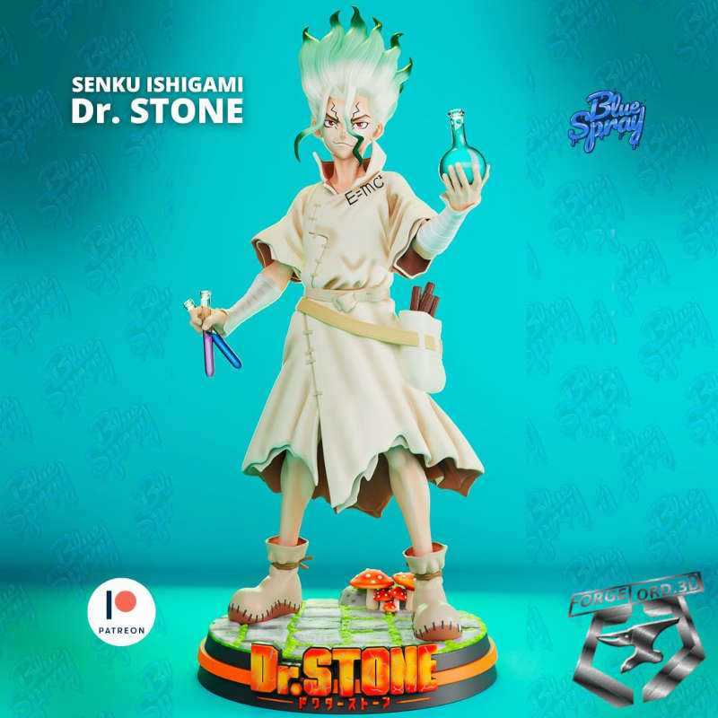 senku-Blue-Spray--figurines-fantasy-tabletop-RPG-3D-miniatures