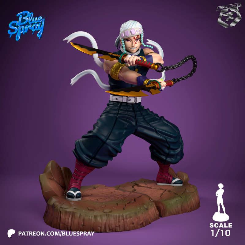 tengen-Blue-Spray--figurines-fantasy-tabletop-RPG-3D-miniatures