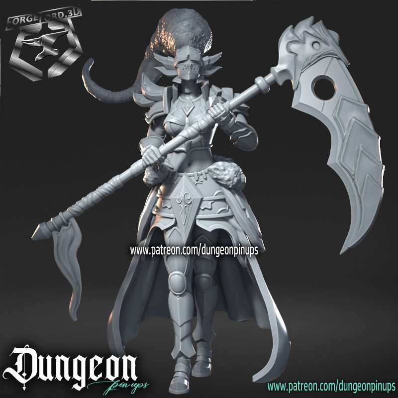 Seraphina-statue-75mm-RN-Estudio-figurines-fantasy-tabletop-RPG-3D-miniatures