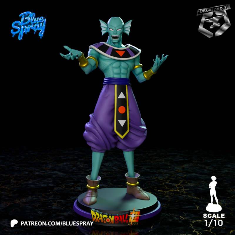 Genne-Blue -Spray--figurines-fantasy-tabletop-RPG-3D-miniatures