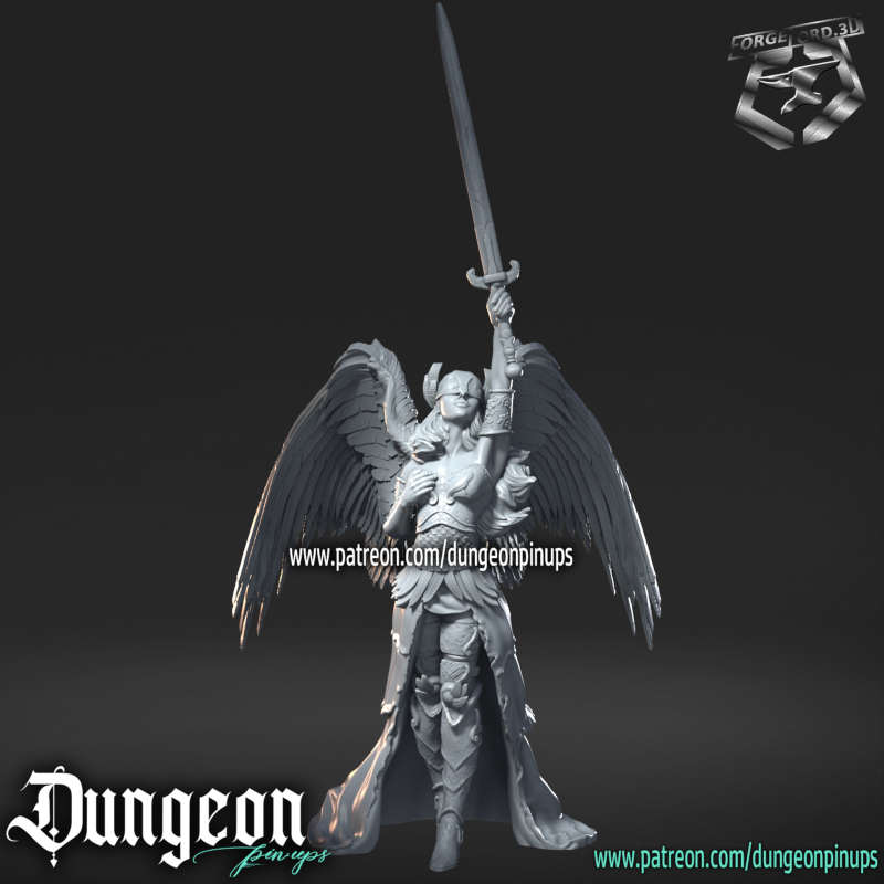 Mikaela-statue-75mm-RN-Estudio-figurines-fantasy-tabletop-RPG-3D-miniatures