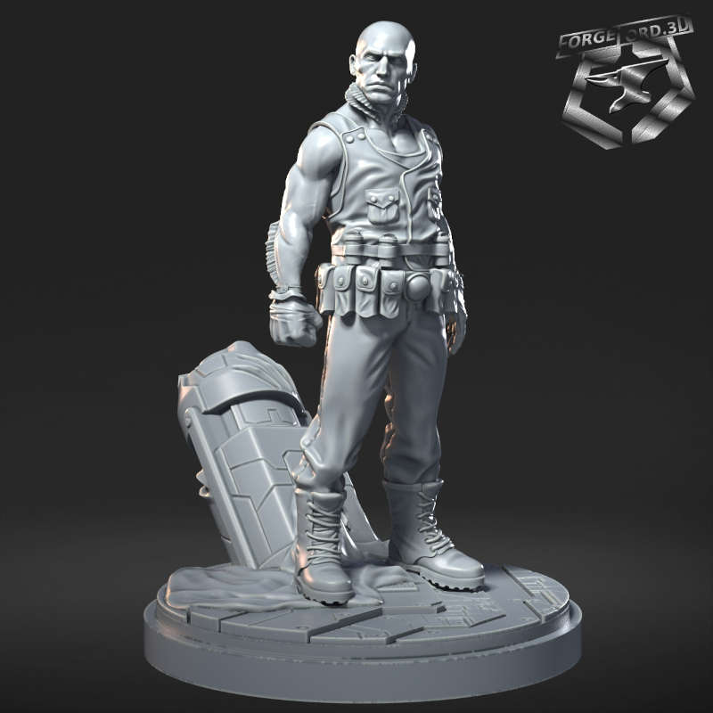 Abe Sapien-statue-75mm-RN-Estudio-figurines-fantasy-tabletop-RPG-3D-miniatures
