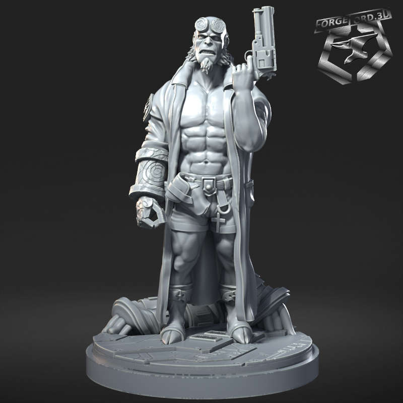 Hellboy-statue-75mm-RN-Estudio-figurines-fantasy-tabletop-RPG-3D-miniatures