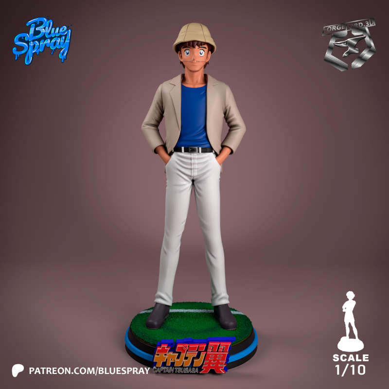 Roberto Hongo-Blue-Spray--figurines-fantasy-tabletop-RPG-3D-miniatures