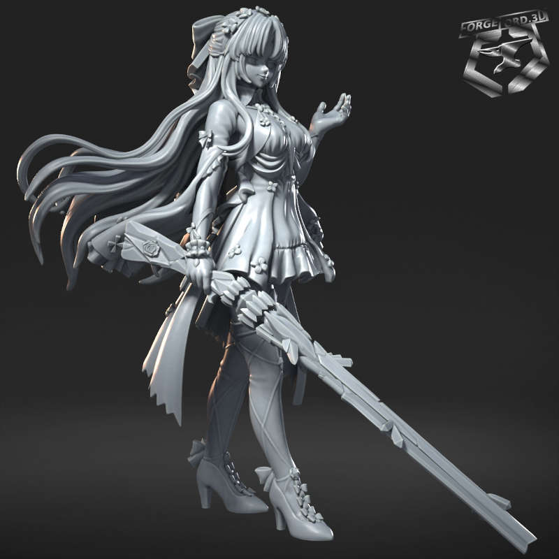Carlotta-statue-75mm-RN-Estudio-figurines-fantasy-tabletop-RPG-3D-miniatures