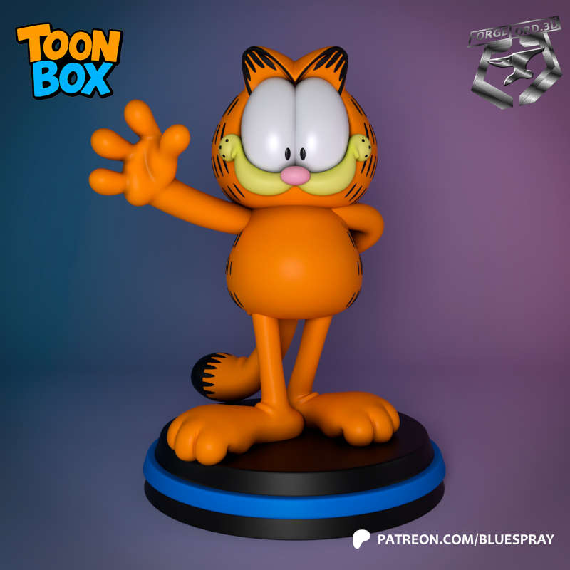 Garfield-Blue-Spray--figurines-fantasy-tabletop-RPG-3D-miniatures