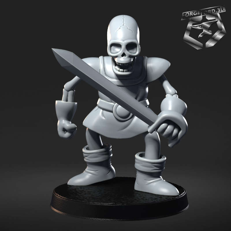 Skeleton sword DQ-RN-Estudio--figurines-fantasy-tabletop-RPG-3D-miniatures