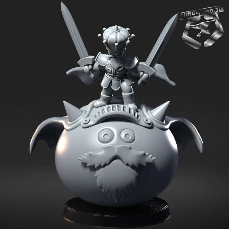 Slime knight DQ-RN-Estudio--figurines-fantasy-tabletop-RPG-3D-miniatures