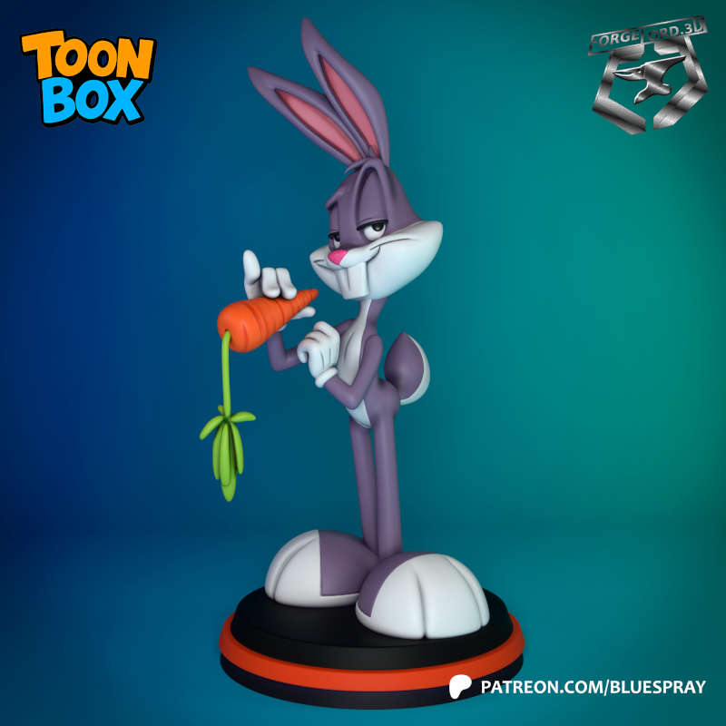 Bugs Bunny-Blue-Spray--figurines-fantasy-tabletop-RPG-3D-miniatures