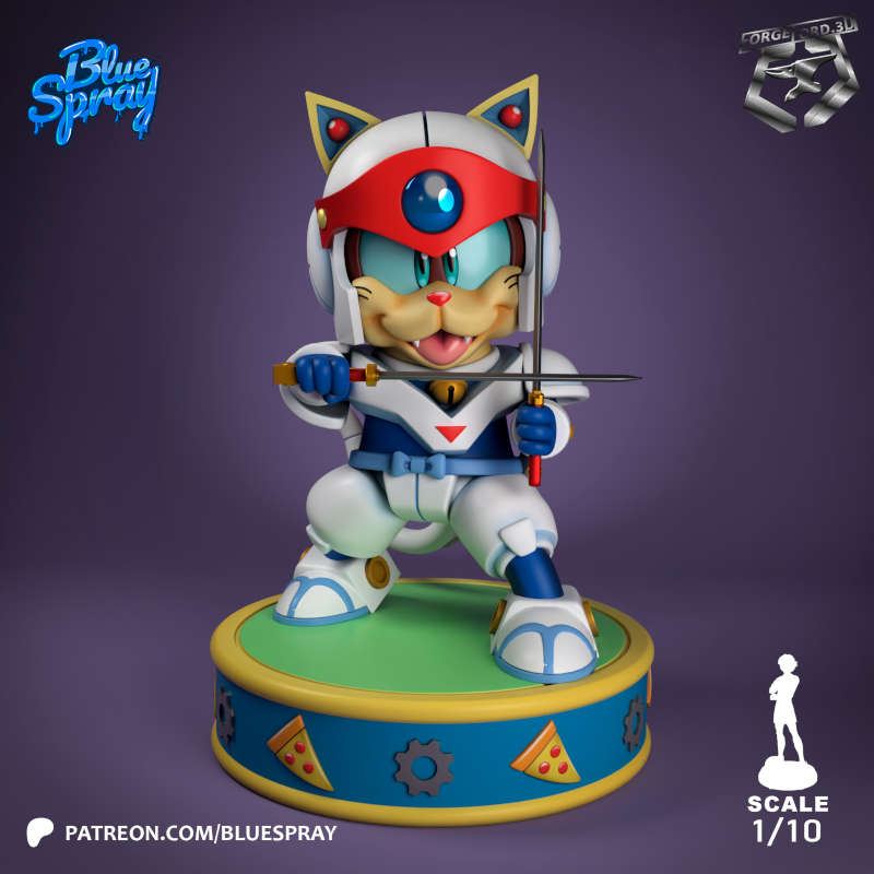 Yattarou-Blue-Spray--figurines-fantasy-tabletop-RPG-3D-miniatures