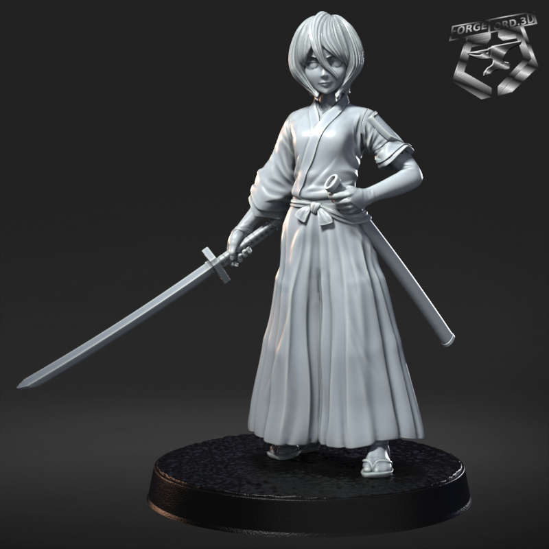 Rukia-statue-75mm-RN-Estudio-figurines-fantasy-tabletop-RPG-3D-miniatures
