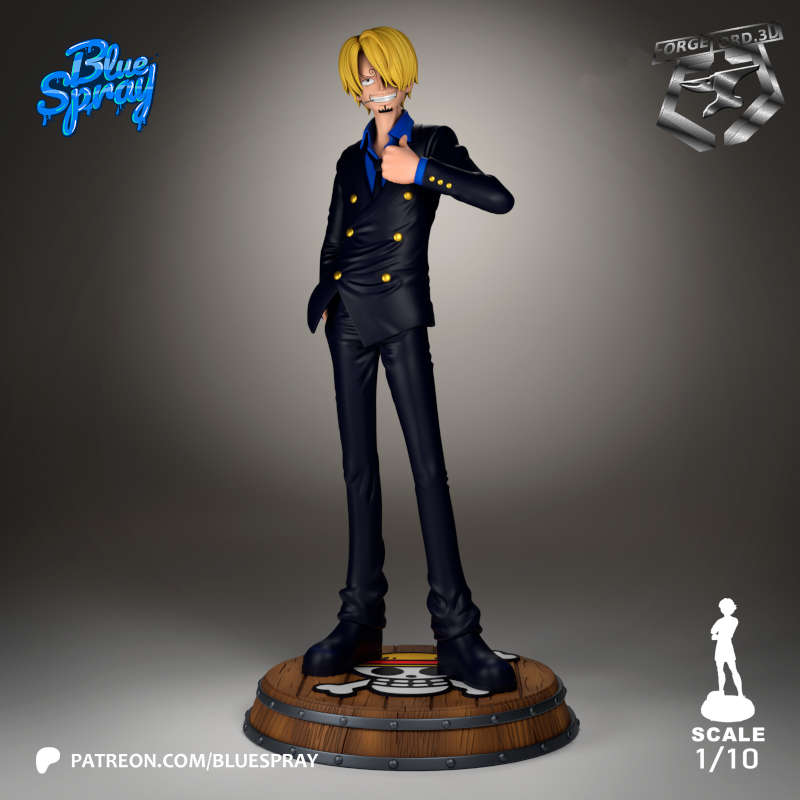 Sanji-Blue-Spray--figurines-fantasy-tabletop-RPG-3D-miniatures