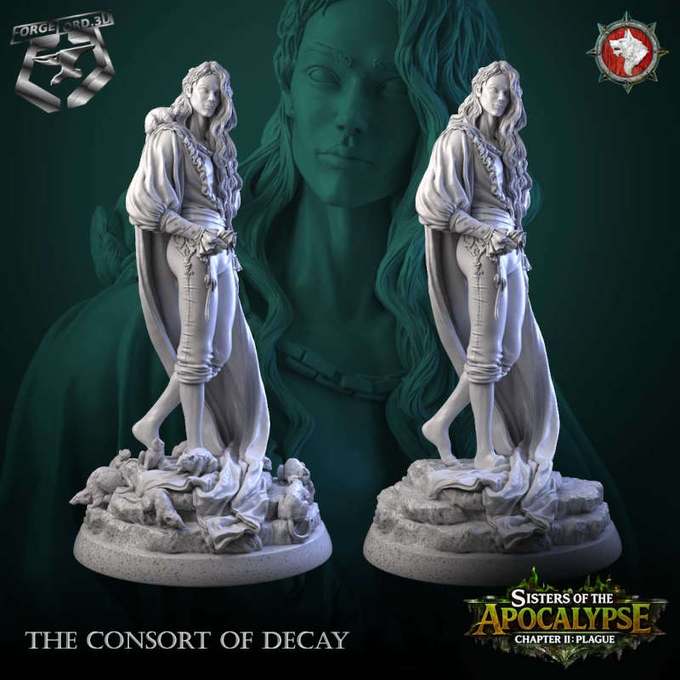 The_Consort_of_Decay-statue-75mm-figurines-fantasy-tabletop-RPG-3D-miniatures-white-werewolf-tavern