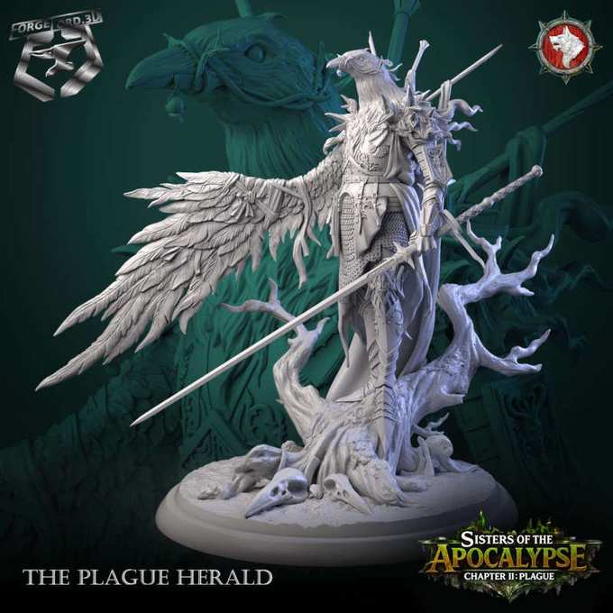 The_Plague_Herald-statue-75mm-figurines-fantasy-tabletop-RPG-3D-miniatures-white-werewolf-tavern