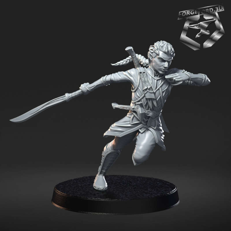 Aldric Nightblade-statue-75mm-RN-Estudio-figurines-fantasy-tabletop-RPG-3D-miniatures