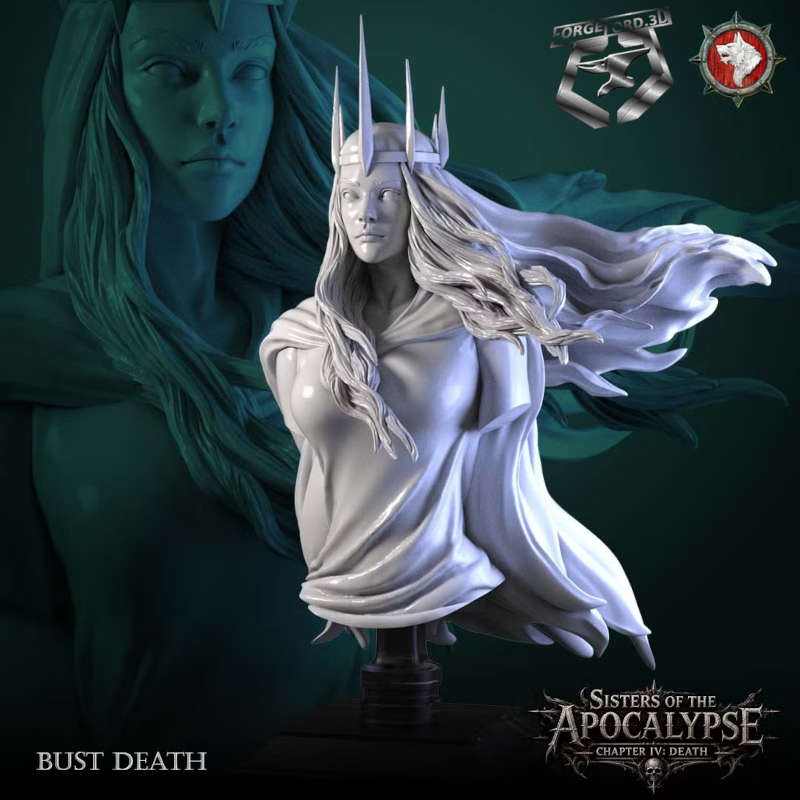 DEATH-bust-75mm-figurines-fantasy-tabletop-RPG-3D-miniatures-white-werewolf-tavern