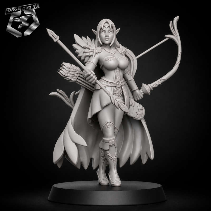 Seraphine Wildheart-statue-75mm-RN-Estudio-figurines-fantasy-tabletop-RPG-3D-miniatures